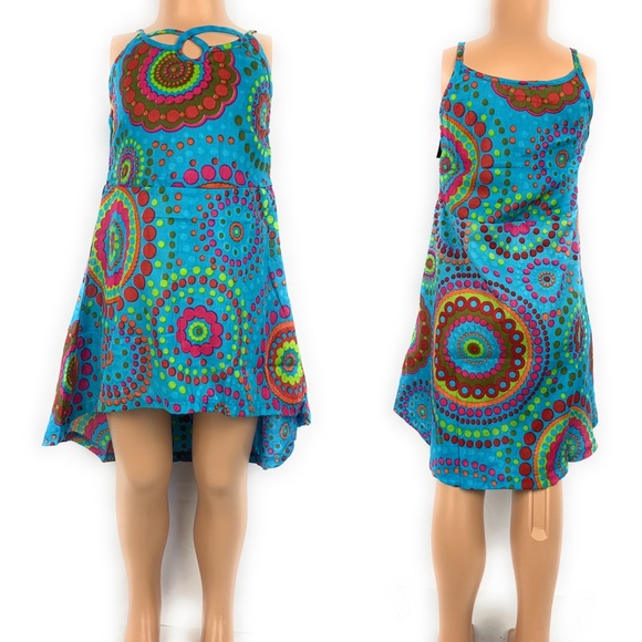 Asymmetrical summer dresses for girls - Picture 1 of 7